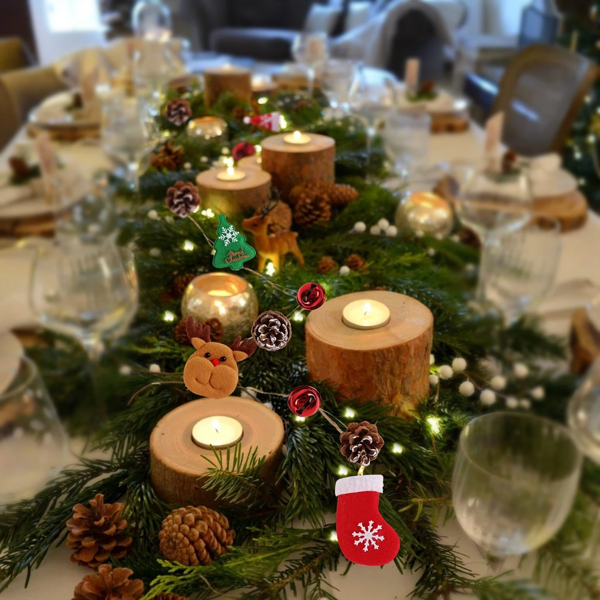 QIFU Рождество Золотая Снежинка проекция Дерево Топ Звезда Счастливого Рождества Декор для дома рождественские подарки Navidad год