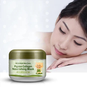 

BIOAQUA Skin Care Nutrition Repair Cleansing Bubble Cream Clay Head Carbonated Facial Moisturizing Masks Black Deep Remove Face