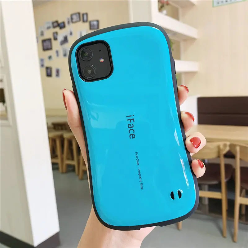 thumbnail image 1 of Case For iPhone 15 14 13 12 Pro Mini 11 Pro XS Max X XR 7 8 Plus iFace Classic Smooth Glossy Shockproof Luxury Back Cover Coque, 1 of 5
