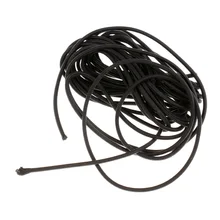 2 шт 5 м 3 мм Морской сильный эластичный веревка шок шнур шатер стержень шнур черный