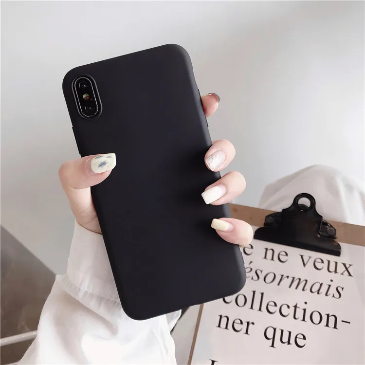 Конфетный чехол для huawei P30 Lite P30Lite P20 Pro P10 Plus P 30 Honor 20 mate 10 чехол Ультратонкий ТПУ Мягкий силиконовый чехол - Цвет: Черный