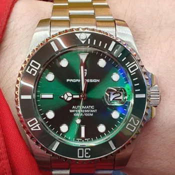 

PAGANI DESIGN Brand Luxury Men Watches Automatic Black Watch Men Stainless Steel Waterproof Business Sport Mechanical Wristwatch