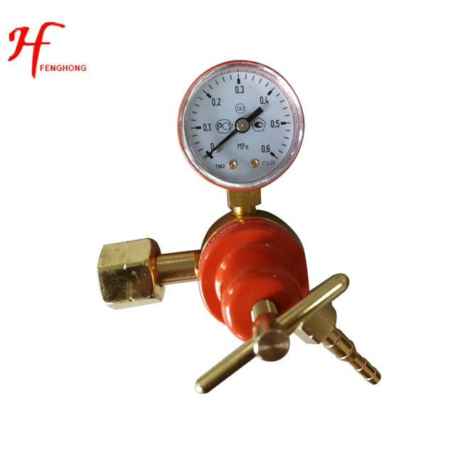 

Ningbo Fenghong Safety Russia Type LPG Gas Regulator With Flow Meter