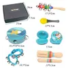 10PCS Beginner Musical Instruments Boxed Percussion Musical Toys Child Early Education Music Rhythm Cultivation Educational Toys 6