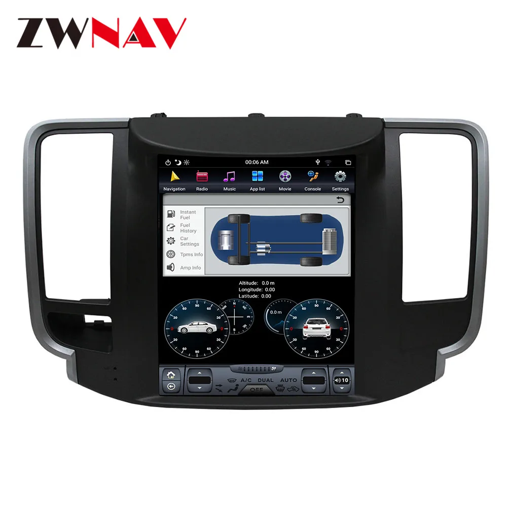 Android 9 64+ 4G Tesla с DSP Carplay Автомобильный мультимедийный плеер стерео для NISSAN Teana 2008-2011 автоматическое радио GPS навигация