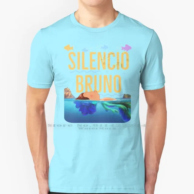 Silencio Bruno T Shirt 100% Pure Cotton 