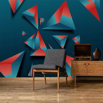 

Custom 3D large mural wallpaper Nordic modern minimalist geometric stereo TV background wallpaper mural