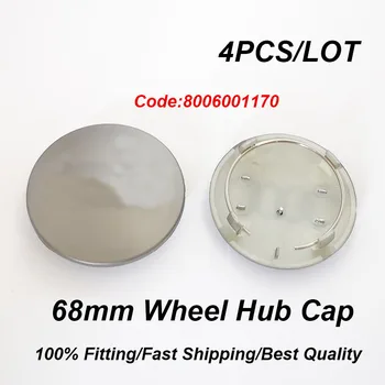 

4pcs/set For A3 A4 A5 A6 A7 A8 Q5 R8 S4 S5 S6 Car Styling 68MM 800601170 Original Car Rims Wheel Center Hub Caps Car Accessory