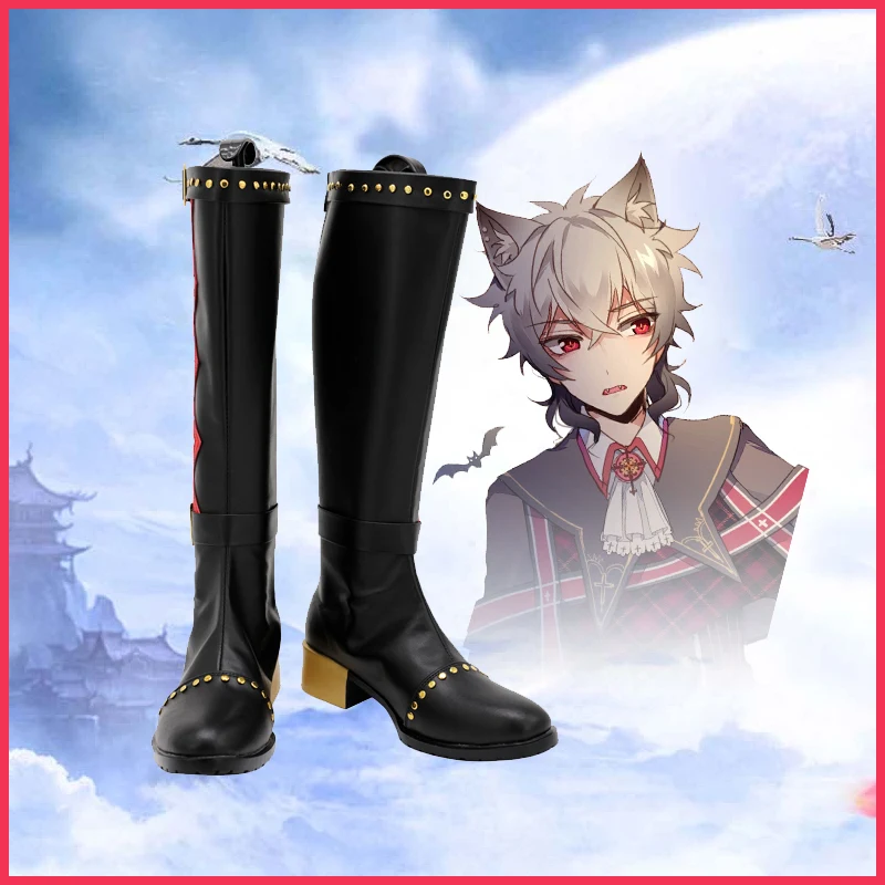 

New Unisex Anime Cos Ogami Koga Cosplay Costumes Boots Shoes Halloween Christmas Party Custom Size