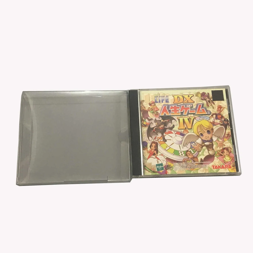 

Прозрачная прозрачная коробка для PS1, Playstation 1, 100 шт., пластиковая защитная Коллекционная коробка для хранения
