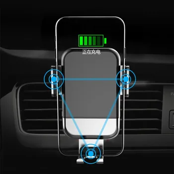 

Wireless Charger Car Phone Holder for iPhone X 8 6 7 XR for Samsung Mobile Phone Holder Stand Air Vent Mount Gravity Car Holder