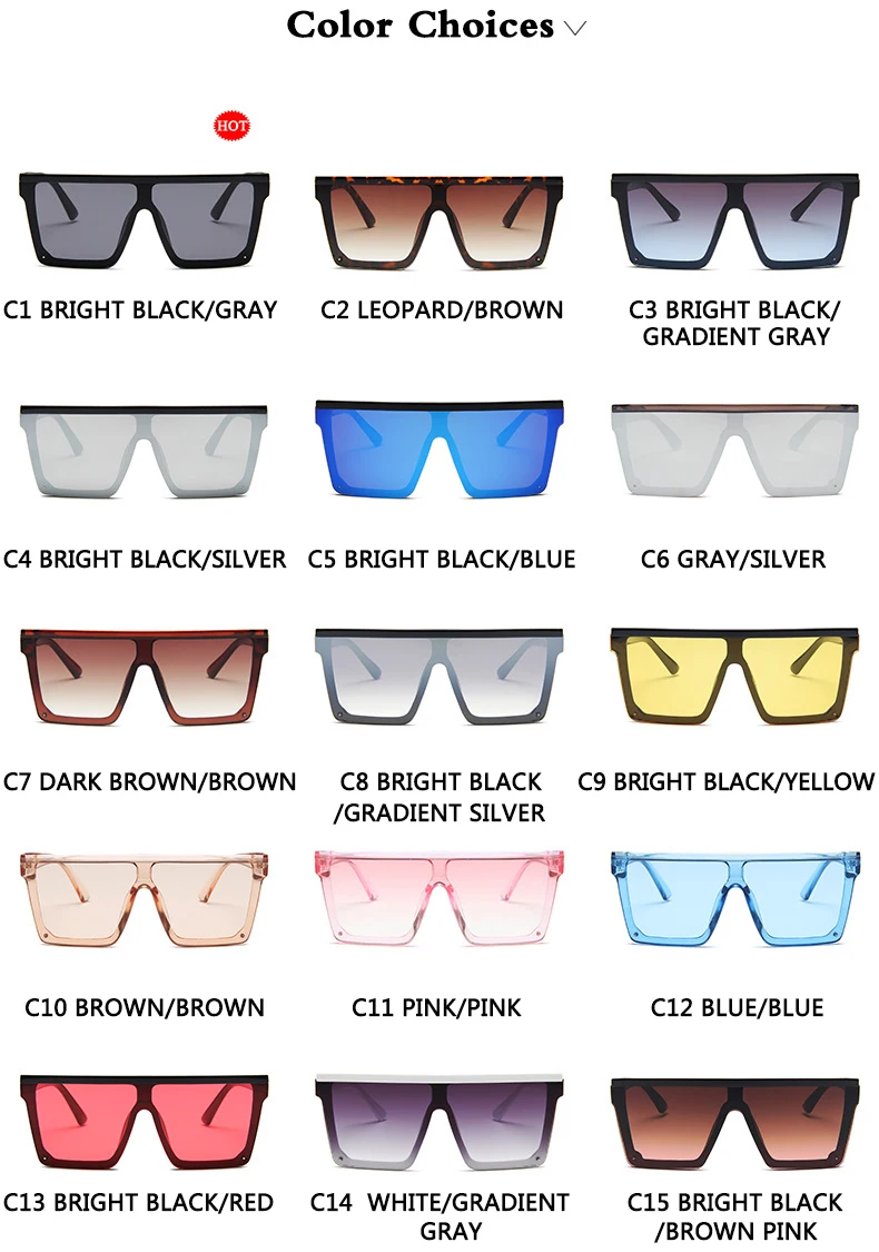 2022 Oversized Sunglasses Women Big Frame Square Flat Top Rivet Gradient Lens Sun Glasses Female Men Vintage Mirror Shades UV400