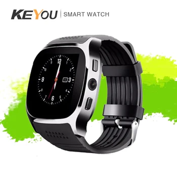 

KEYOU-T8 Smart Clock Watch Men's and Women's 2019 Hot Sale Watch Support SIM Card TF Card With Camera Can Bluetooth Phone Music