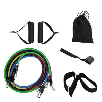

11pcs/set Pull Rope Fitness Exercises Resistance Bands Latex Tubes Pedal Excerciser Body Training Workout Yoga Elastic Pull Rope