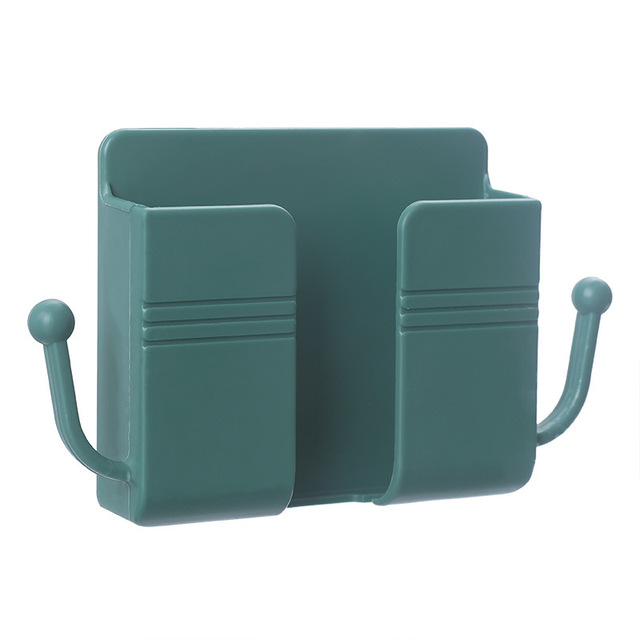 Mounted Storage Box TV Air Conditioner Remote Control Machine Organizer Multifunctional Home Hook Mobile Phone Plug Shelf