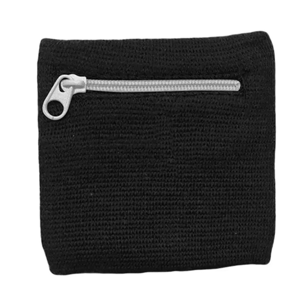 

Running Bags Cycling Tennis Sport Silver Key Bag Wrist Support Orthosis Wallet Zipper Pouch Wallet Bag Bracers