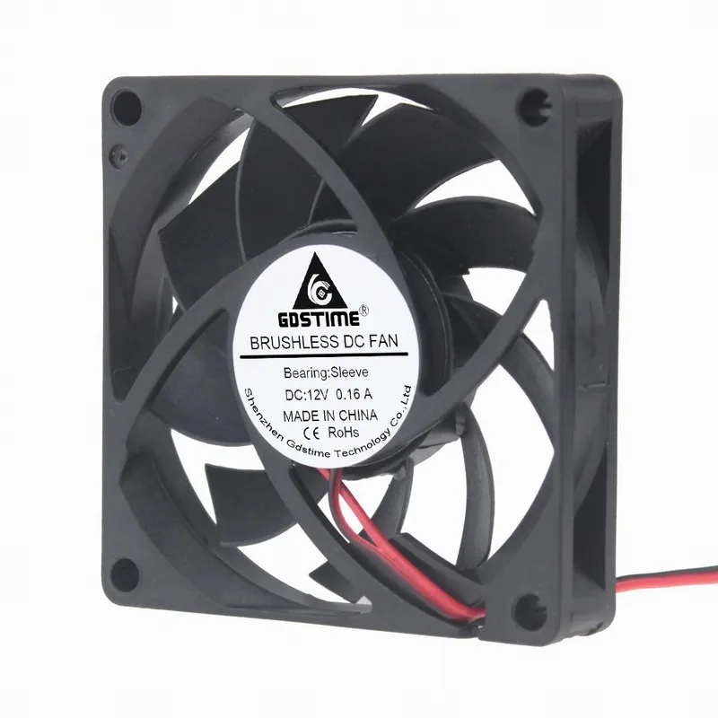 2 шт./партия охлаждающий вентилятор Gdstime 70x70x15 мм 7015s 70 P DC 12 В|fan yang|fan enginefan header |
