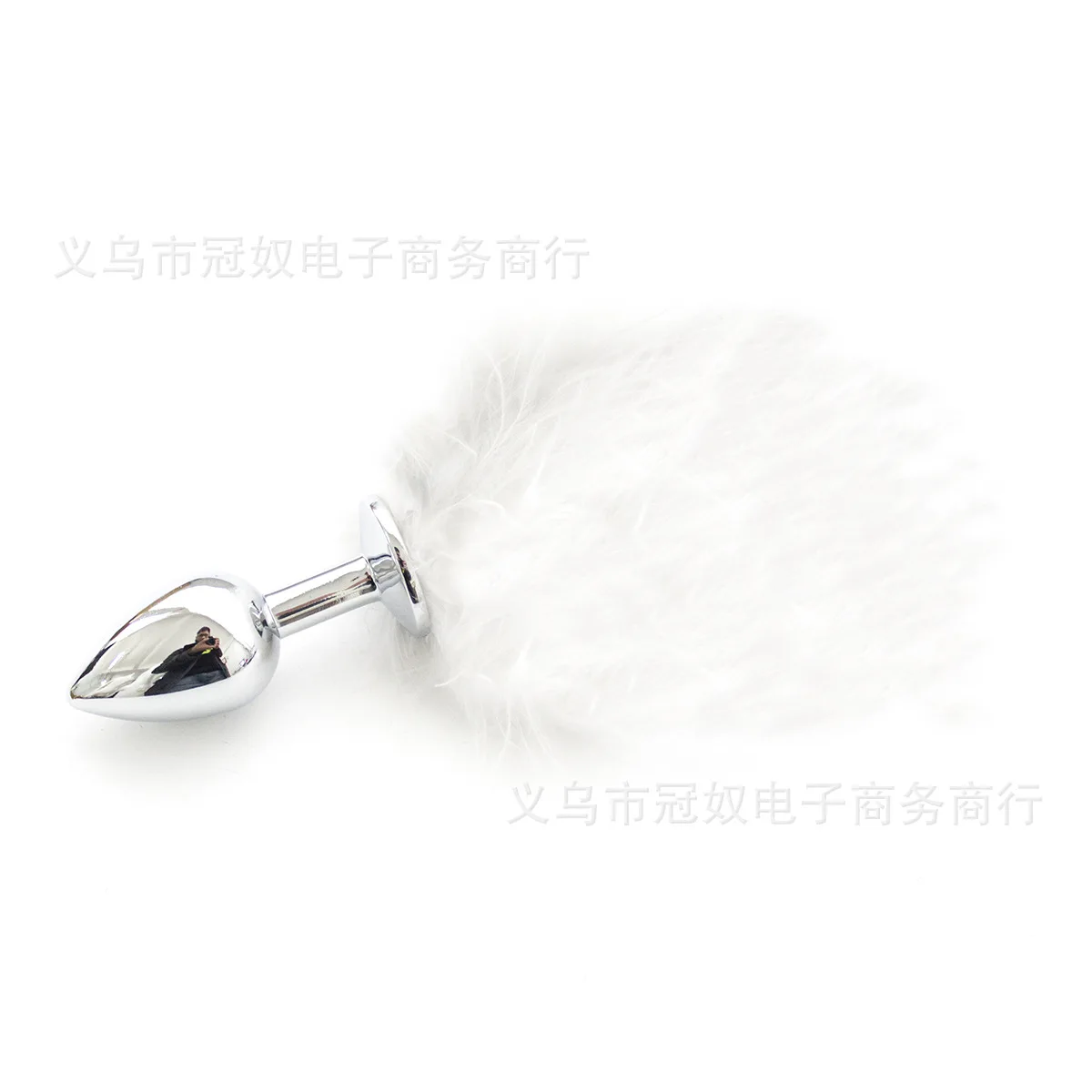 Crown Slave Solid White Rabbit Tail Small Sex Product Couples Sexy Aid Adult Sex Toy Wholesale