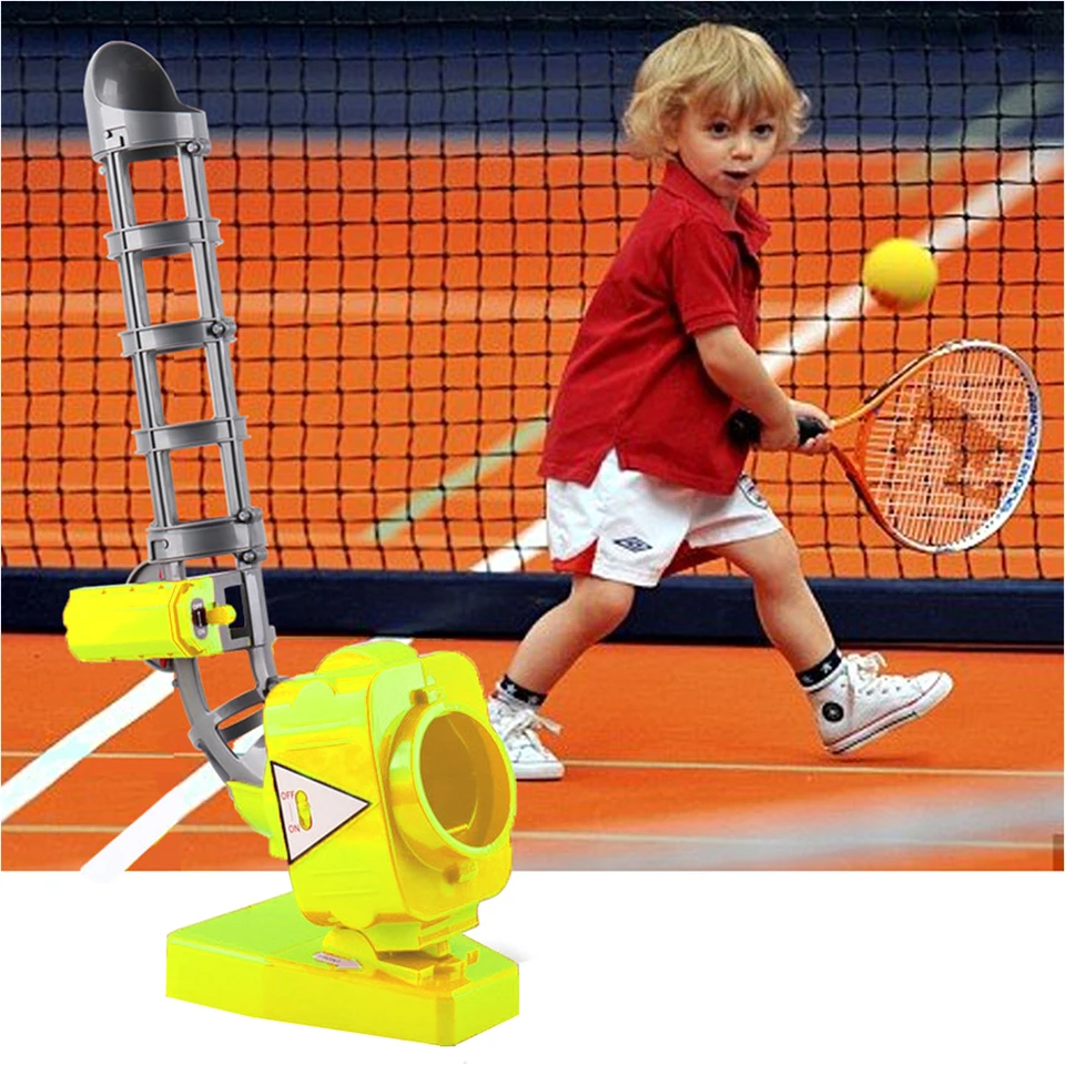 YANGH Baseball Automatic Pitching Machine Launching Serving Machine Battery Version Portable Feet Exercise QCM033-1Red/&Gray