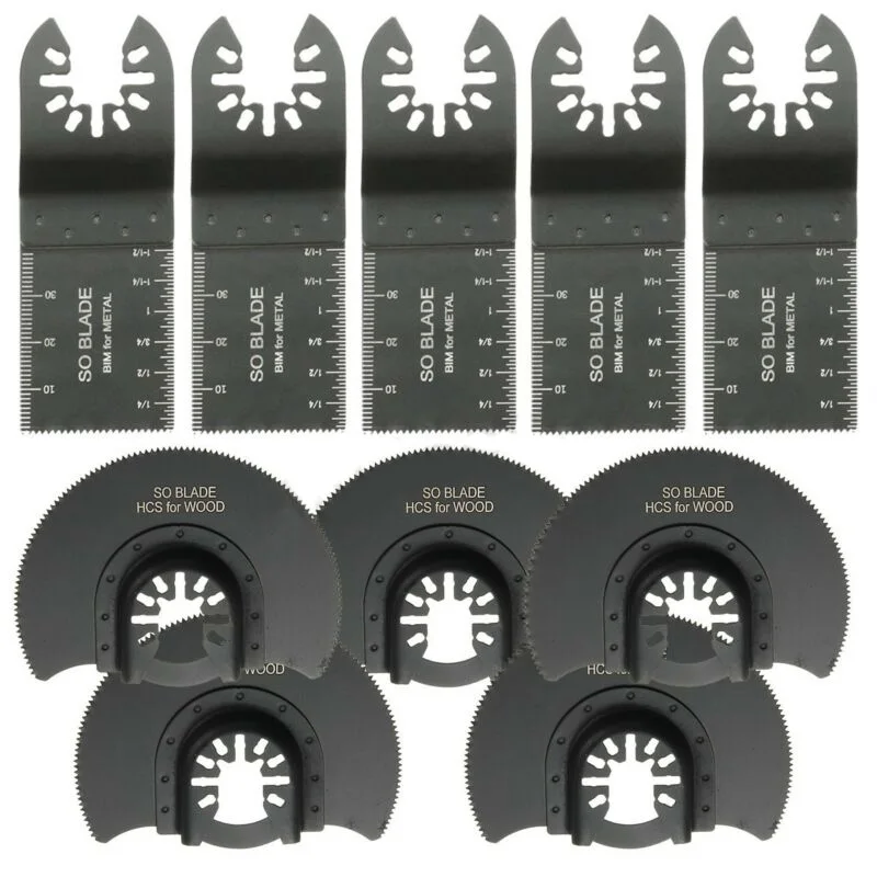 10 шт. дисковый Осциллирующий многофункциональный инструмент для