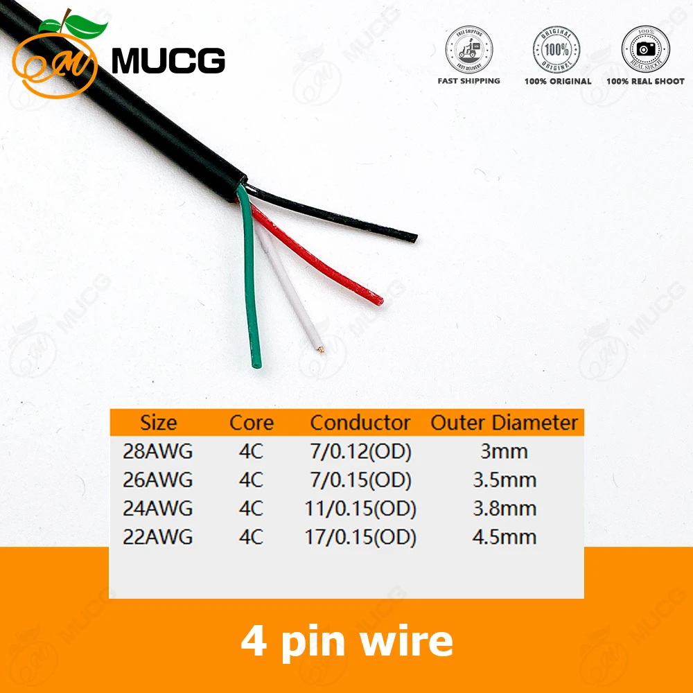 4 pin Sheath wire