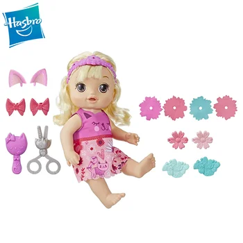 

Hasbro Littles By Baby Alive Snip N Style France Magic Blonde Hair Baby BLD Electric Sound Modeling Education Toys Kids Age 3