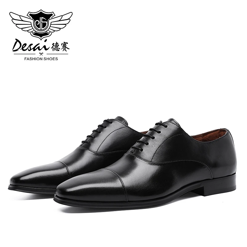 real leather oxfords