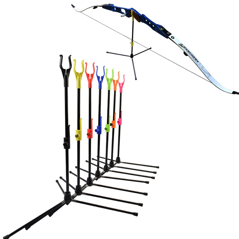 1pack Archery Bow Stand Recurve Bow Holder Removable Stander Assemble