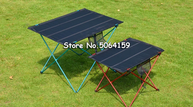 Outdoor Table Portable Foldable Folding Table Desk Camping Outdoor Picnic 6061 Aluminium Alloy Ultra-light Folding Desk Size S/L