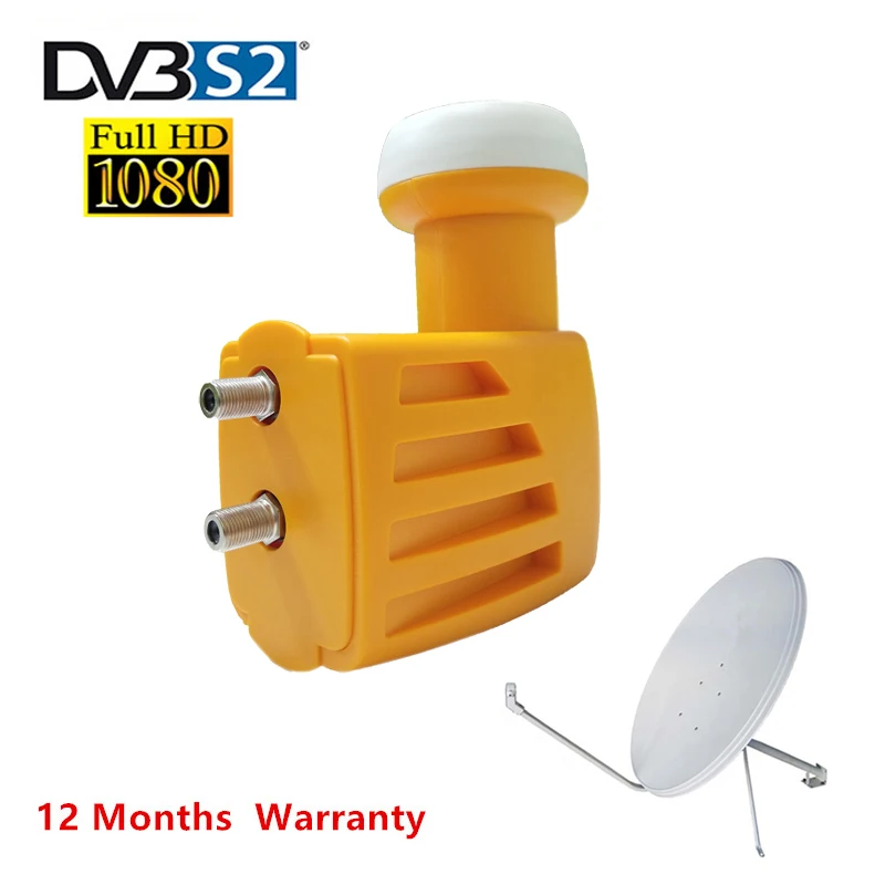 

dvbs2 digital HD Universal KU Band waterproof TWIN LNB High Gain 0.1 dB noise Satellite Dish antenna LNBF sks for TV box