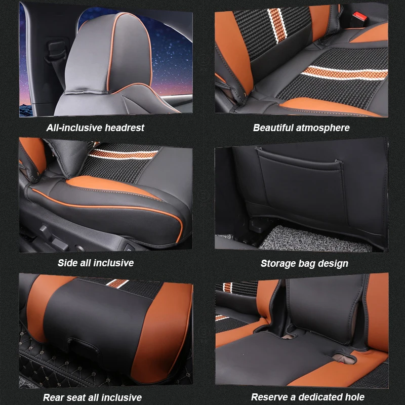 Чехлы для автомобильных сидений, набор кожаных чехлов для Chevrolet Equinox,-Н. В., автомобильные Чехлы, стильные Защитные подушки для сидений, внутренние аксессуары