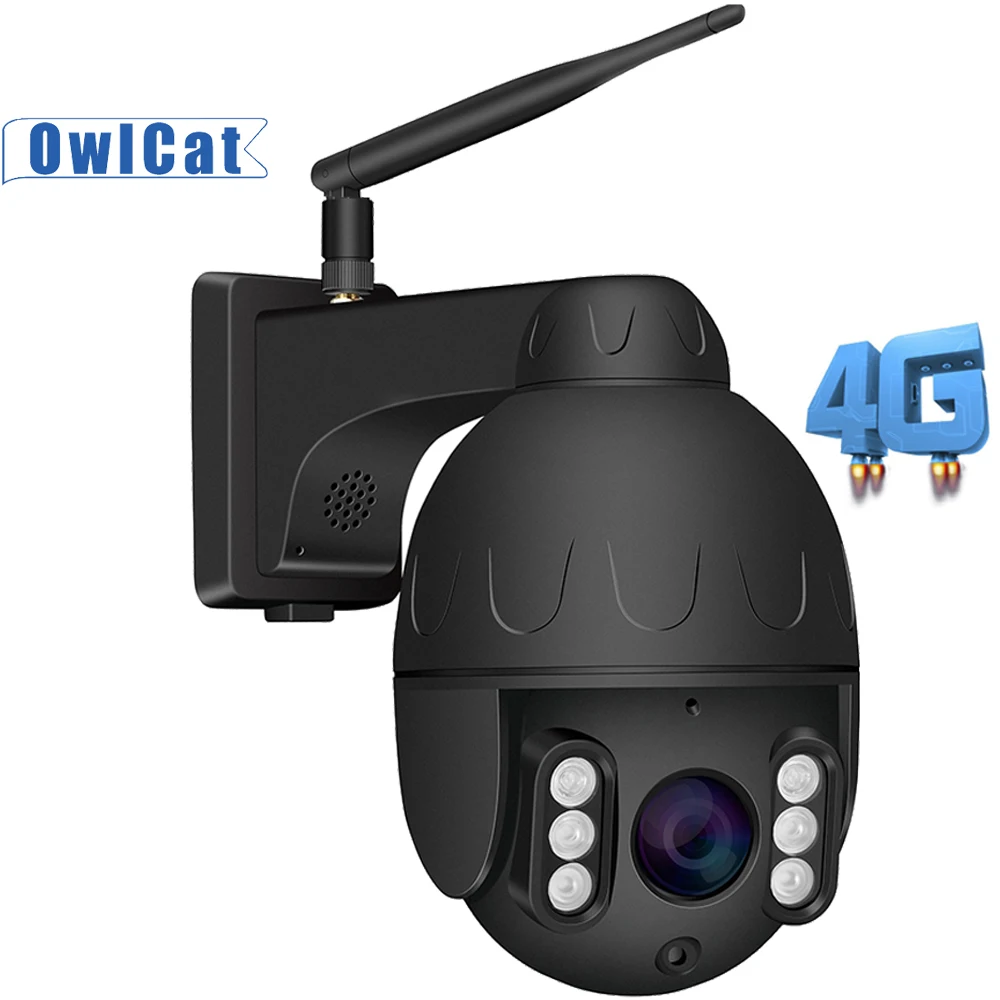 IP камера OwlCat HD 2 МП 5 Мп купольная с поддержкой 4G и Wi Fi|Камеры видеонаблюдения| |
