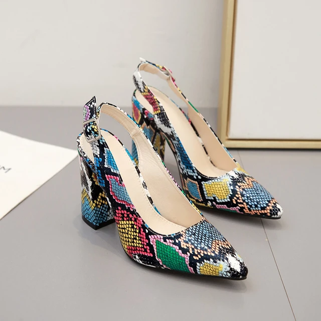 Leather heels Gianni Versace Multicolour size 37 IT in Leather - 35231891