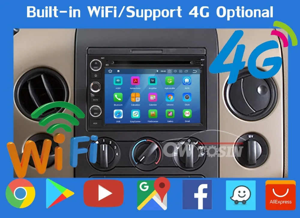 Perfect Octa Core Android 9.0 Car DVD 5 USB Port for Ford Fusion Explorer Focus Edge Expedition Mustang Escape Freestyle Car Radio DSP 15 Perfect Octa Core Android 9.0 Car DVD 5 USB Port for Ford Fusion Explorer Focus Edge Expedition Mustang Escape Freestyle Car Radio DSP 15