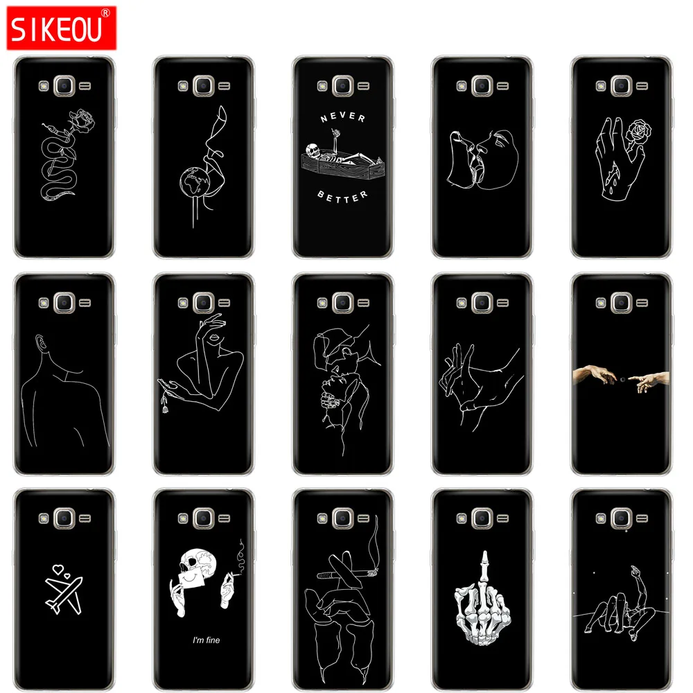 Чехол для Samsung Galaxy J2 Prime Case G532 SM-G532F 5-дюймовый Мягкий силиконовый чехол copas coque