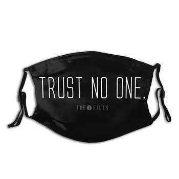 

Trust No One X Files Unisex Non-Disposable Face Mask Anti Bacterial Dust Protection Cover Respirator Muffle Mask with Filters