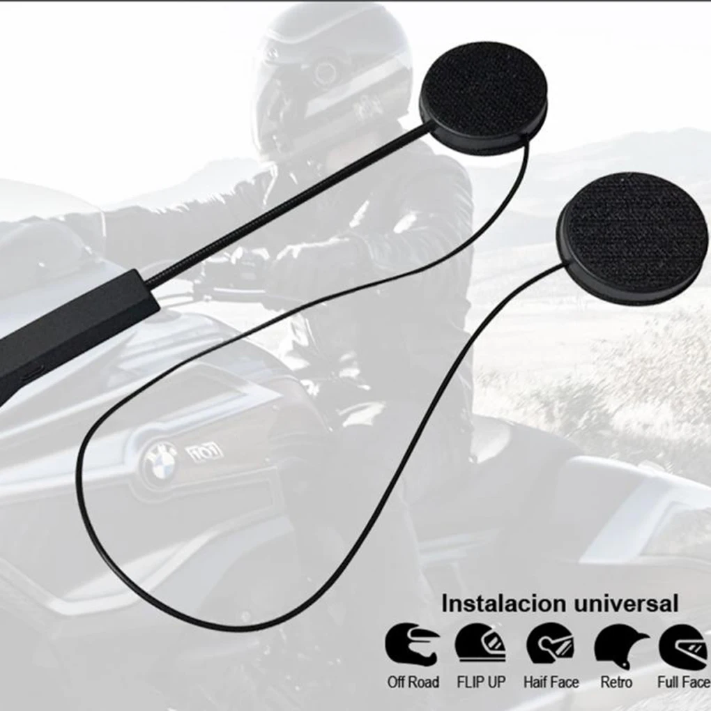 Мотоцикл Bluetooth 4,1 анти-помехи наушники сильный бас мотоциклетный шлем езда Hands Free наушники