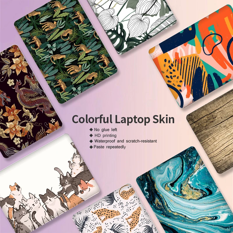 Double-sided decal laptop sticker laptop skin 11 12 13 14 15 16 inch for MacBook Pro 16 Pro 15 Touch Bar 13 Acer Lenovo