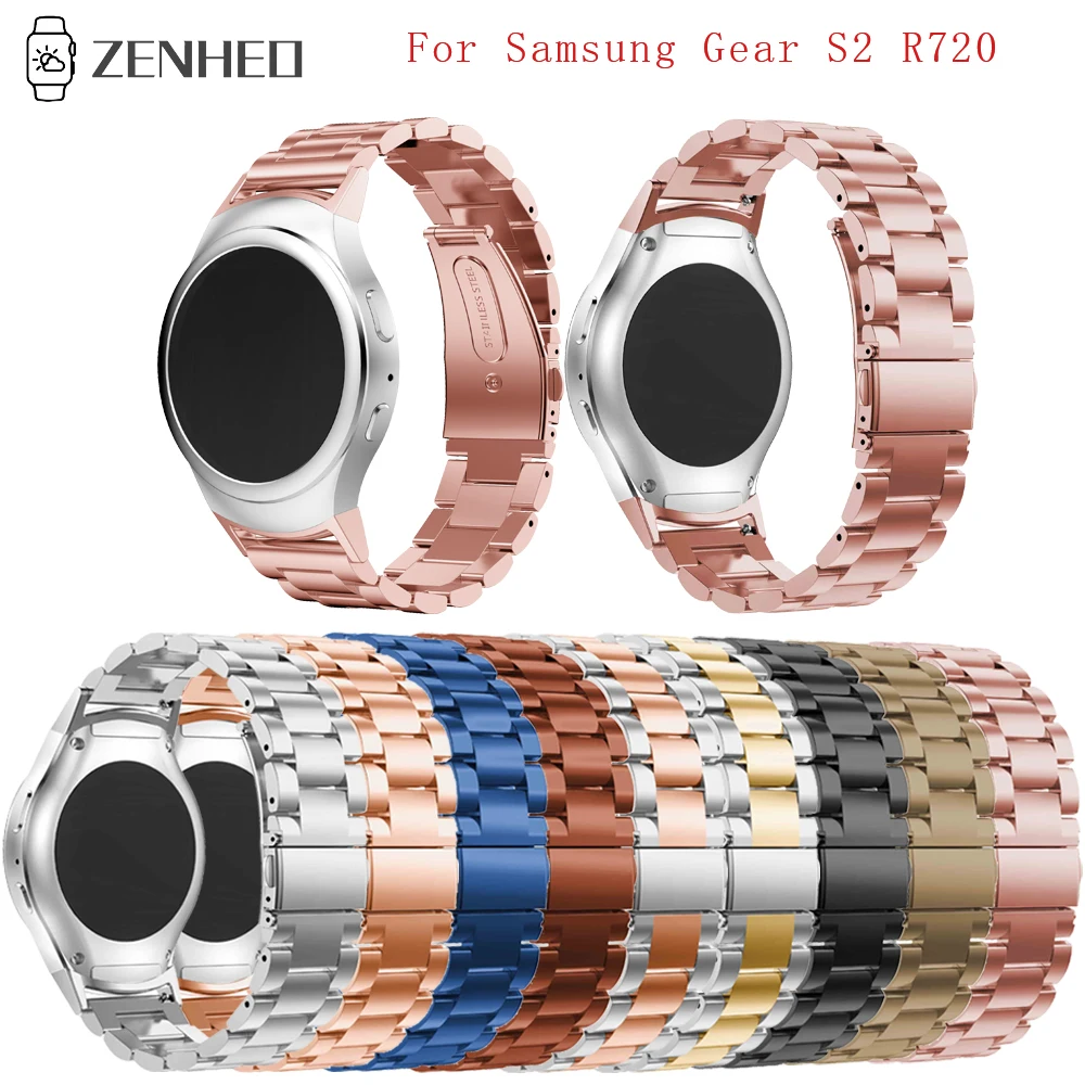 20 мм металлический ремешок для часов samsung gear S2 R720 Смарт часы браслет Замена для samsung gear S2 R720 наручный ремешок для часов