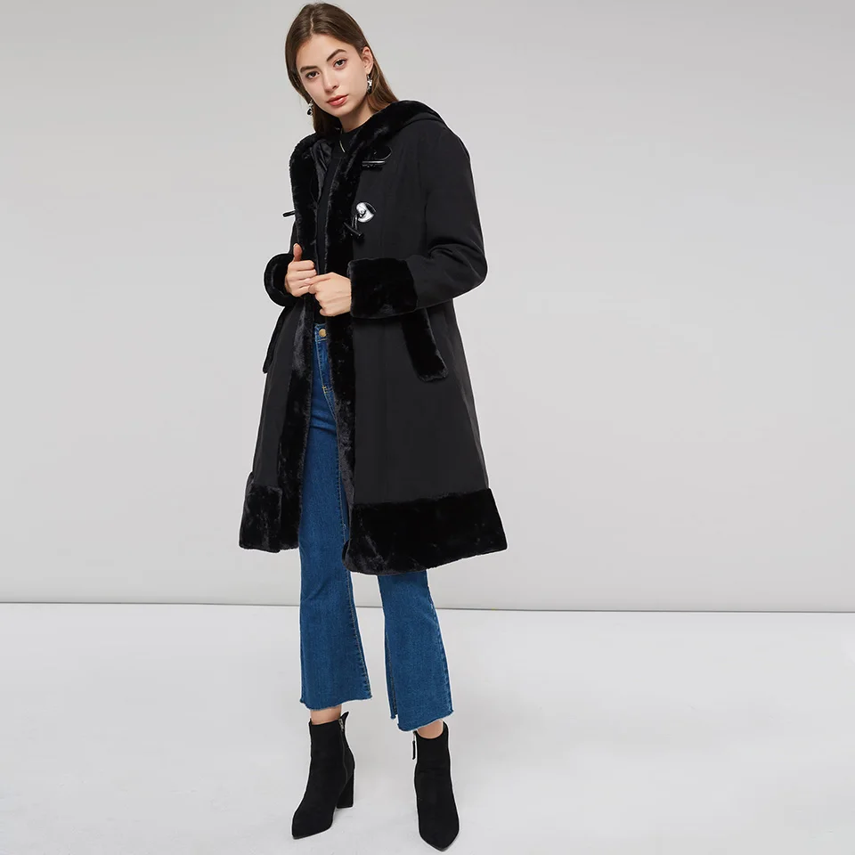 Sisjuly, женские европейские зимние пальто, готический стиль, длинный рукав, однобортный, тонкий, черный, с капюшоном, пальто, осень, одноцветная куртка, пальто, хит