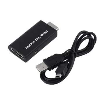 

Portable PS2 to HDMI Audio Video Converter Adapter AV HDMI Cable For PlayStation 2 Plug And Play Parts
