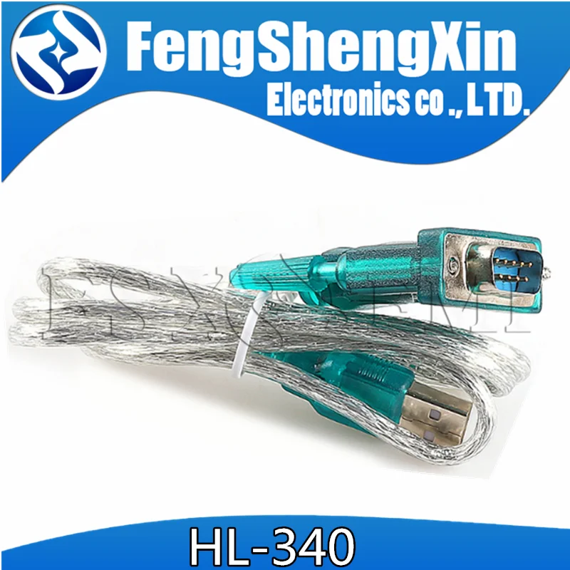 HL-340 USB к RS232 COM-порт Последовательный КПК 9-контактный DB9 Кабель-адаптер Поддержка