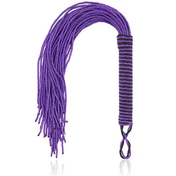 

Paddle Fetish BDSM Whip Bondage Flogger Erotic Toys Sex Toys for Couples Weave Flirt Spanking Sexy Knitting Adult Games Purple