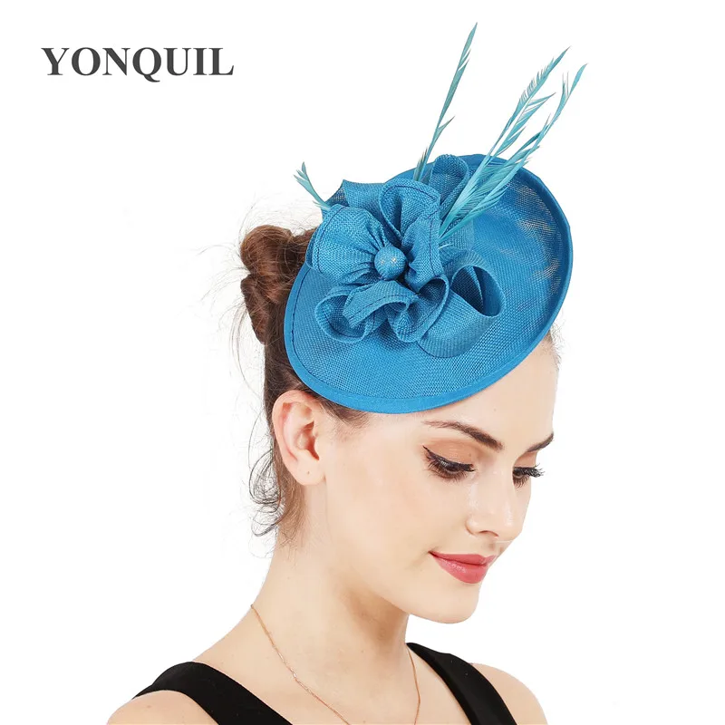 

Fascinator Hat Millinery on Hairbands Cocktail Wedding Church Headpiece Women's Pretty imitation sinamay craft multiple colors
