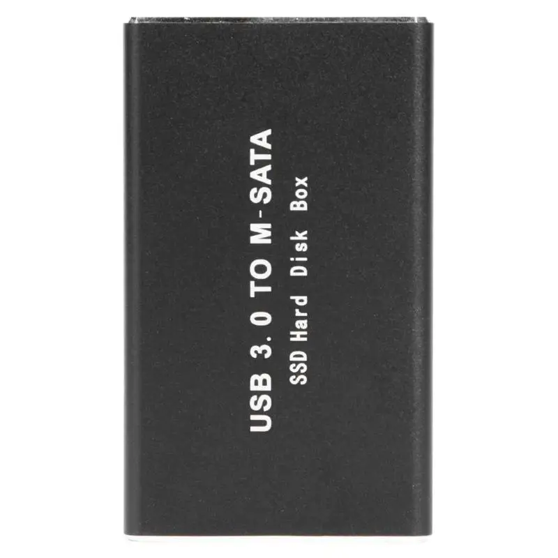 Vktech Мини SSD жесткий диск чехол USB3.0 к mSATA адаптер для жесткого диска корпус из алюминиевого сплава внешний жесткий диск чехол Прямая поставка Горячая