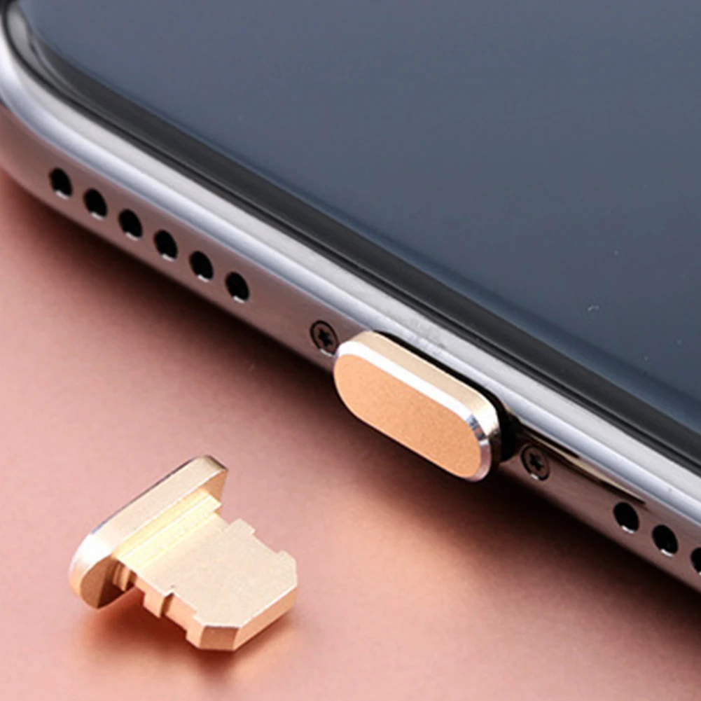 Прочный Мини-колпачок для устройств Apple, универсальный разъем для зарядки, аксессуары для телефонов, пылезащитные заглушки, полезный практичный алюминиевый сплав