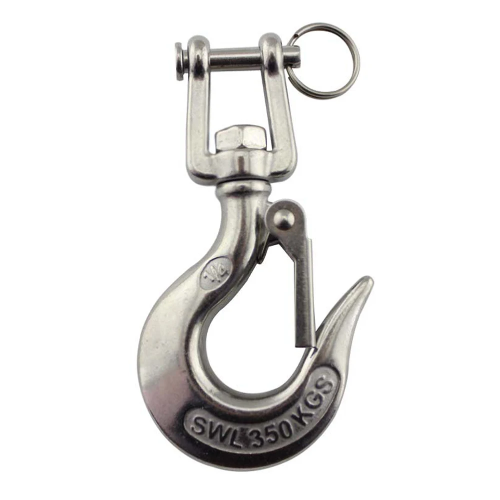 

350kg Swivel Type Replacement Rigging Hardware Stainless Steel Rustproof Crane Hook Punch Bag Hammock Hanging Accessories Cargo