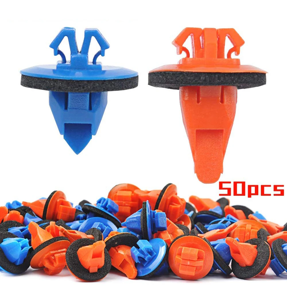 50pcs Fender Flare Clips For Toyota Exterior Door Trim Panel Rear