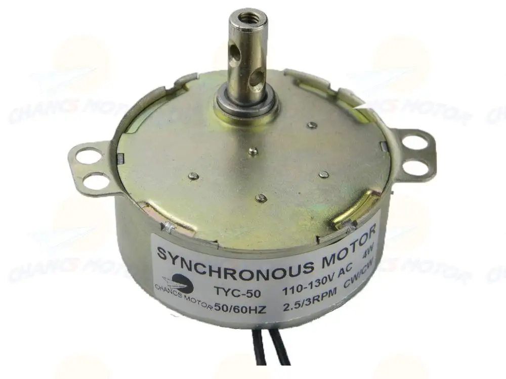 CHANCS Электрический TYC 50 110V/220V 2 5 3 об/мин синхронный двигатель с Мощность шнуровой