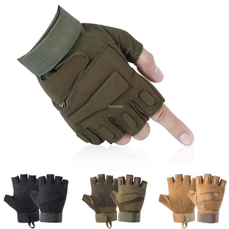 

Military Tactical Gloves Men Half Finger Army Anti-slip Glove Outdoor Sports Shooting Hunting Driving Riding Motorcycle Gloves